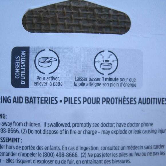 NIP Energizer Size 10 Hearing Aid Batteries 24 Count - Picture 6 of 9